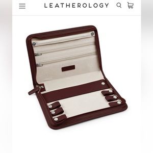 EUC Leatherology Large Jewelry Travel Case